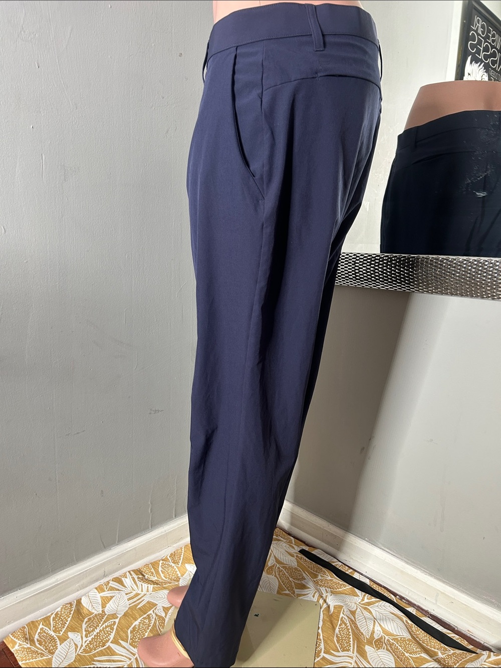 Fabletics Men's Navy Tailored Dress Pants